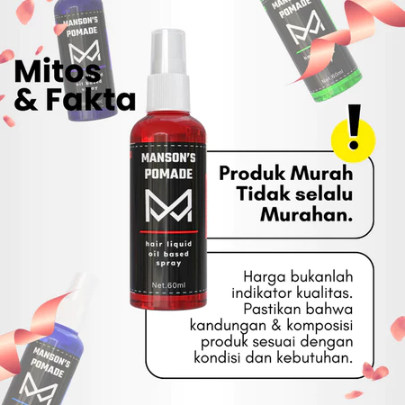 POMADE MANSONS / POMADE CAIR 60ml / POMADE SPRYA / GROSIR POMADE / POMADE PRIA