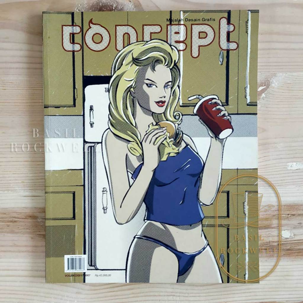 Concept Magazine Vol. 3 Edisi 17 2007 Graphic Design Illustration Majalah Desain Grafis