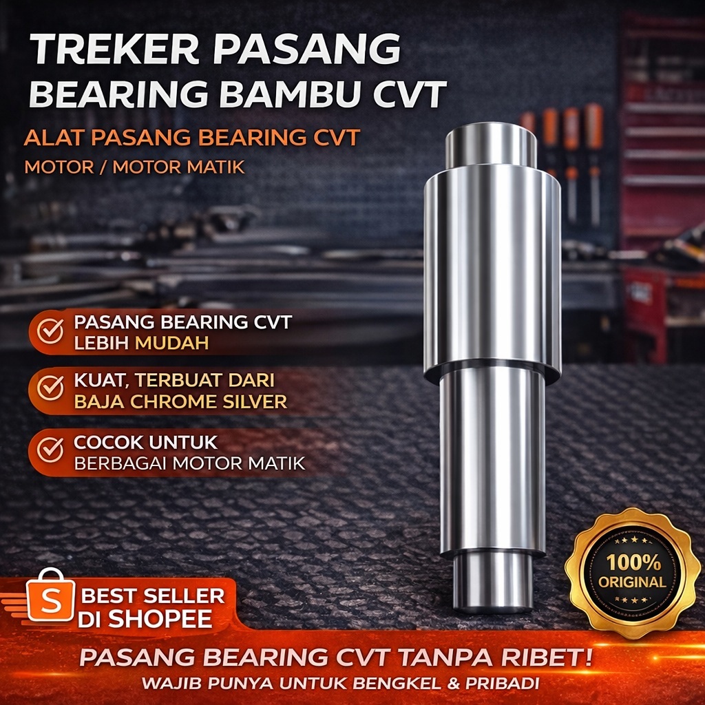 Treker Pasang Bearing Bambu CVT Matic Yamaha Alat Sepeda Motor Motorcycle