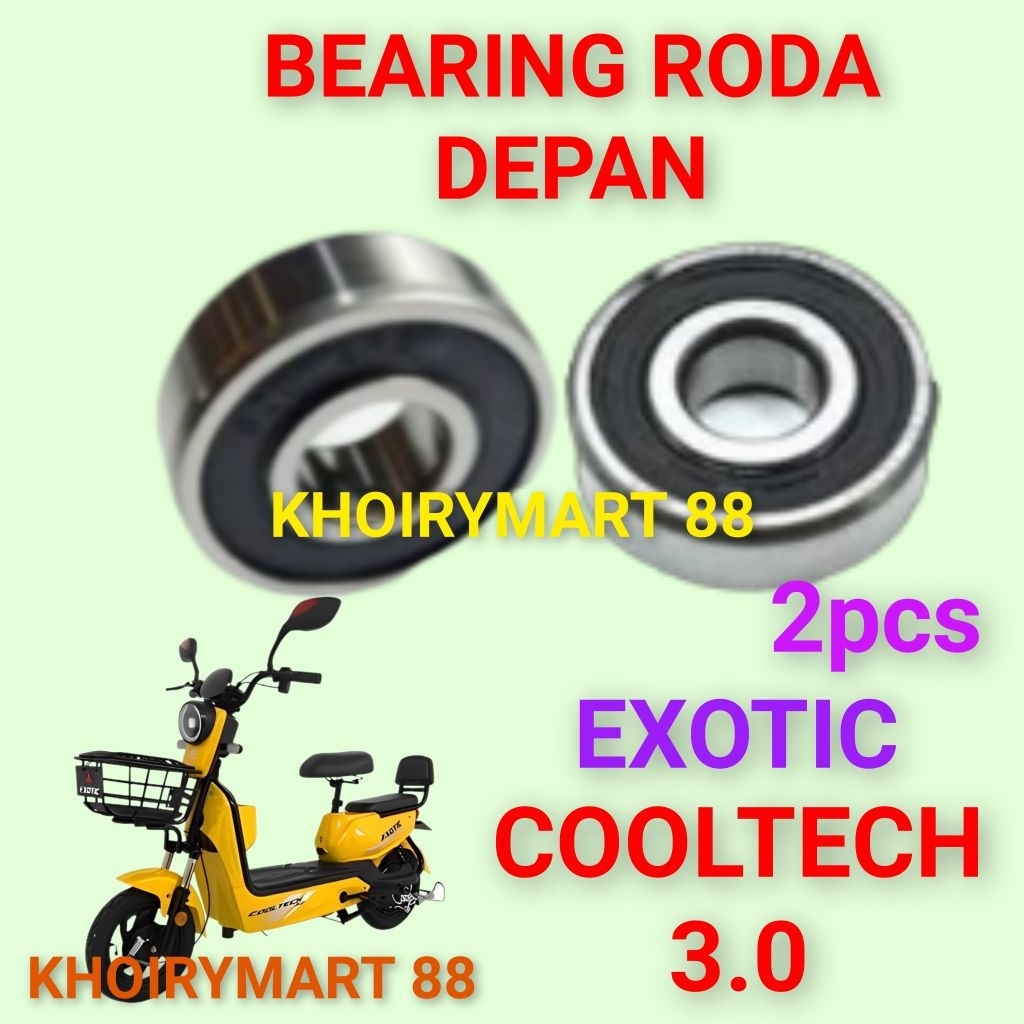 bearing roda depan exotic cooltech 3.0 laker klahar roda depan sepeda listrik exotic cooltech 3.0