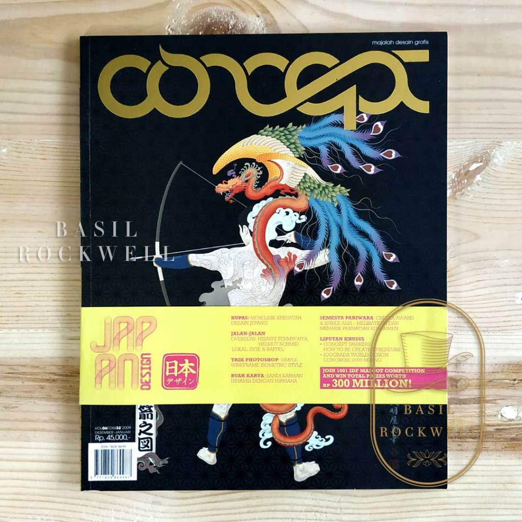 Concept Magazine Vol. 6 Edisi 32 2009 Graphic Design Illustration Majalah Desain Grafis Gtaphic Desi