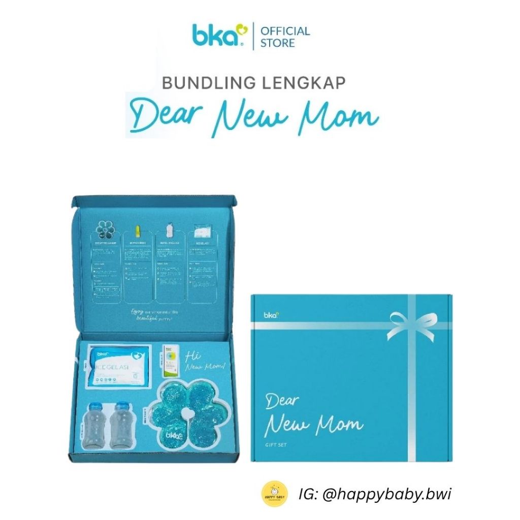 BKA Dear New Mom Set Hampers Lahiran | Hadiah Melahirkan | Kado Ibu Menyusui | Kado Lahiran untuk Ib