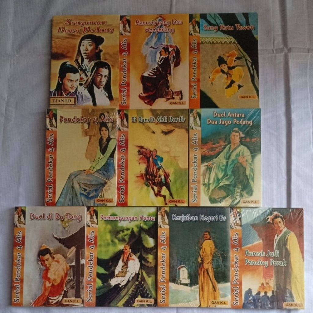 buku cerita silat, cersil pendekar 4 alis (baru)
