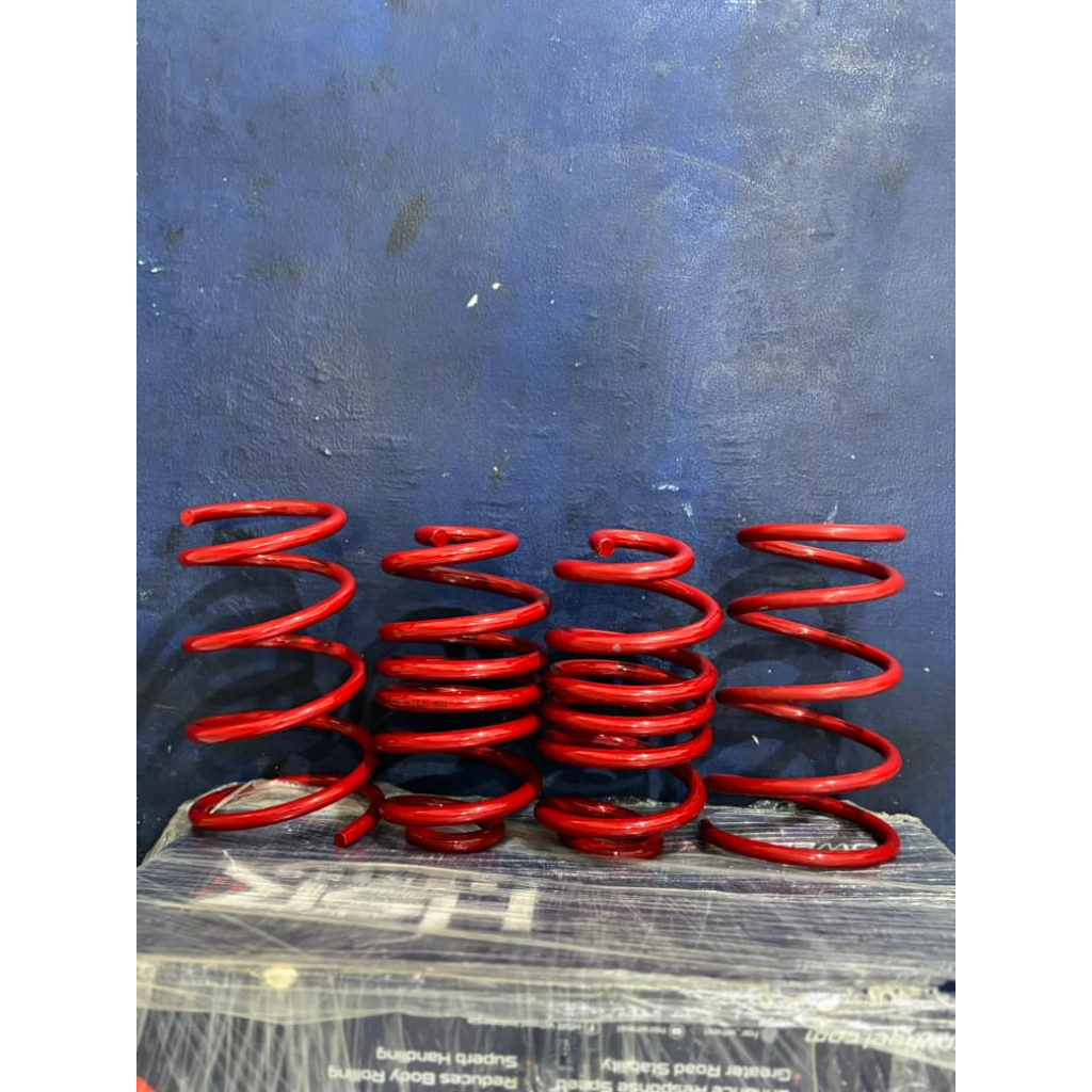 LOWERING KIT HSR RED TOYOTA AVANZA 2012-2021 PNP MOBIL AVANZA,VELOZ