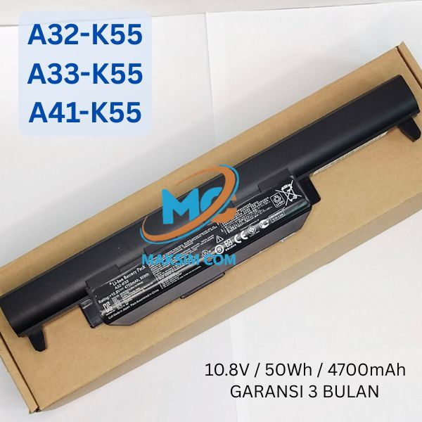 Baterai Laptop Asus X55 X55A A45 K45 K55A K55N Original A32-K55