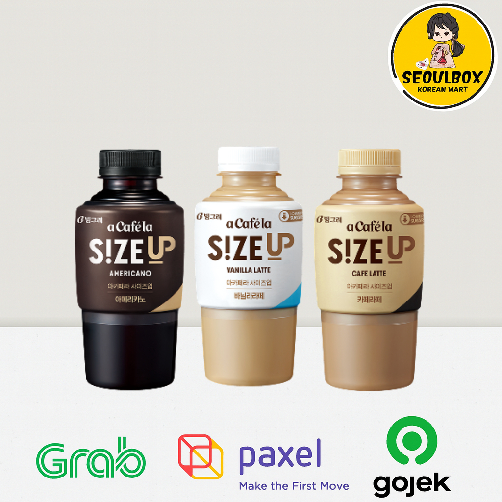 Binggrae Acafela Size Up 350ml – Kopi Botol Premium Korea dengan Porsi Lebih Puas Made In Korea
