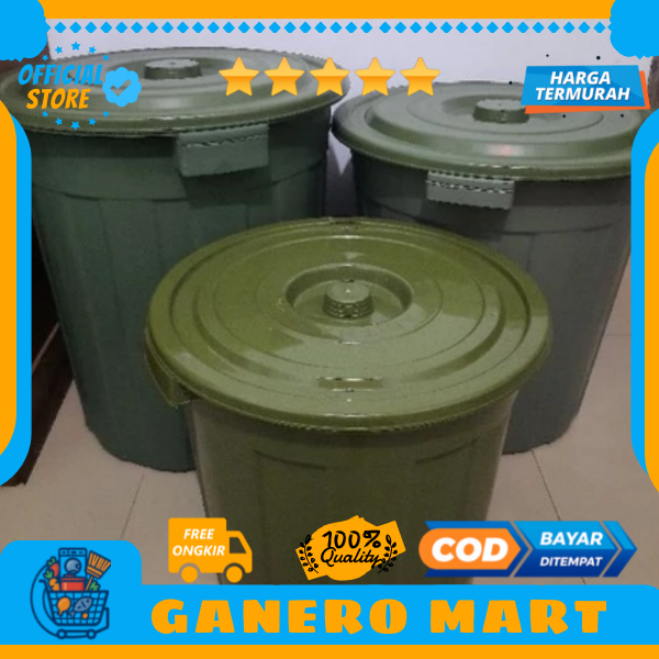 Ember Plastik  Super Jumbo , Tong Sampah Jumbo, Bak Ikan, Bak Mandi, Bahan Tebal, Anti Pecah, Desain