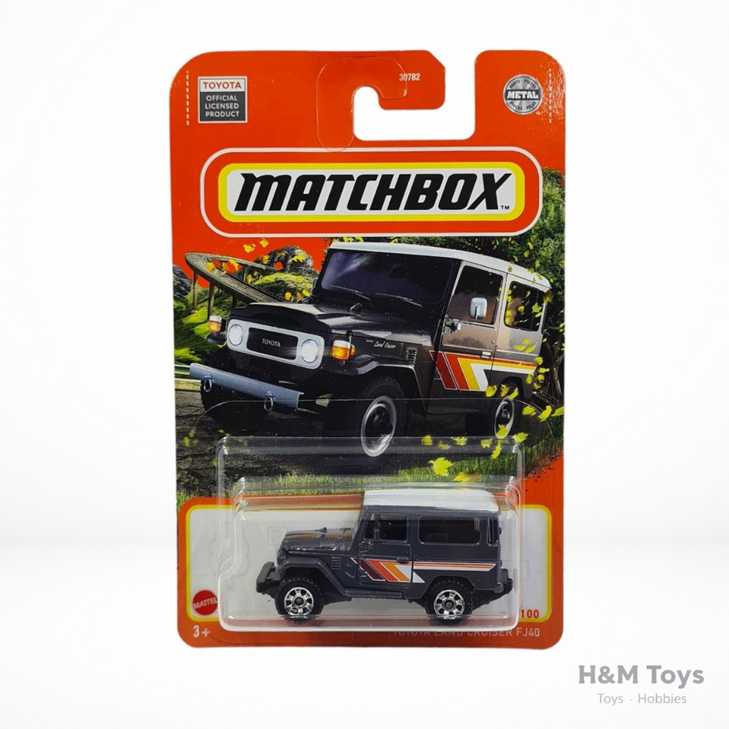 Matchbox Toyota Land Cruiser FJ40 Abu Abu Gelap - 930F - Diecast Matchbox Original