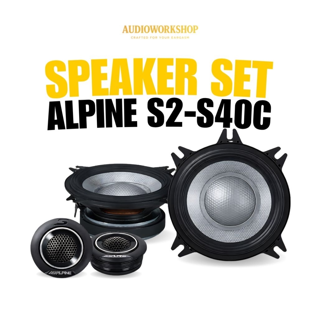 Speaker Set Alpine S2-S40C