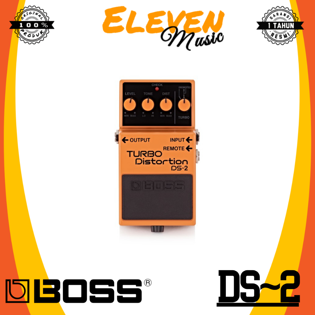 Boss DS2 Turbo Distortion Pedal Boss DS 2 Original