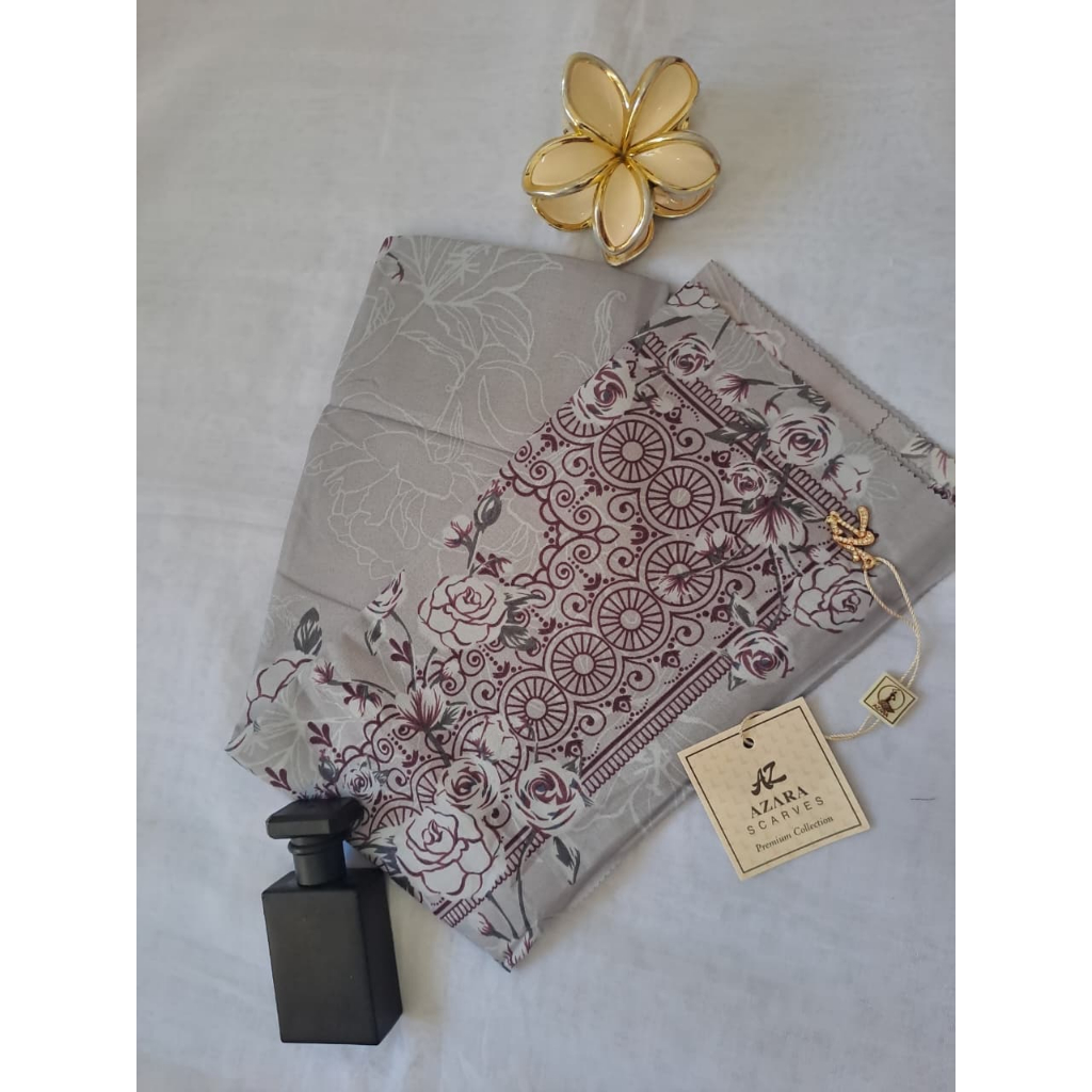 10 PCS Hijab Azara Motif Premium Packing Pouch LOGO/grosir hijab azara motif segiempat motif azara
