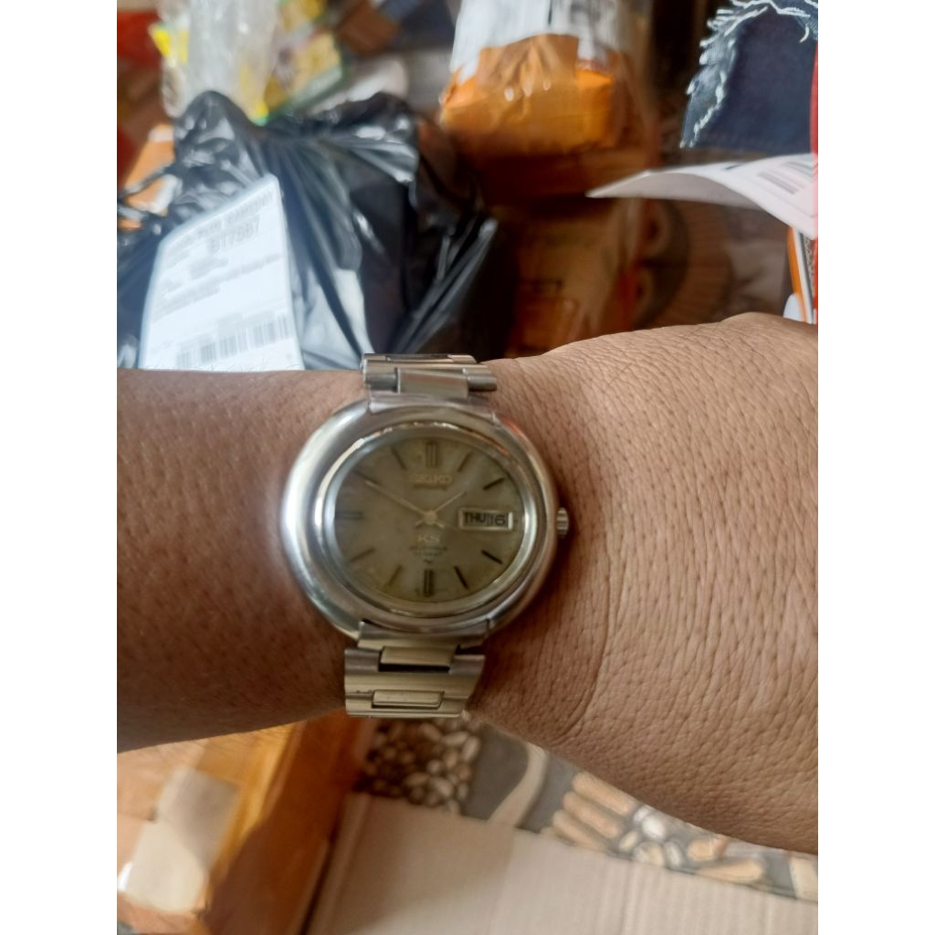 jam tangan king Seiko hi-beat 5246-5000 seken