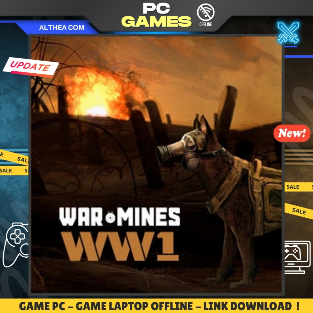 WAR MINES : WW1 - STRATEGY - SIMULATION - WAR - GAME PC / LAPTOP - OFFLINE