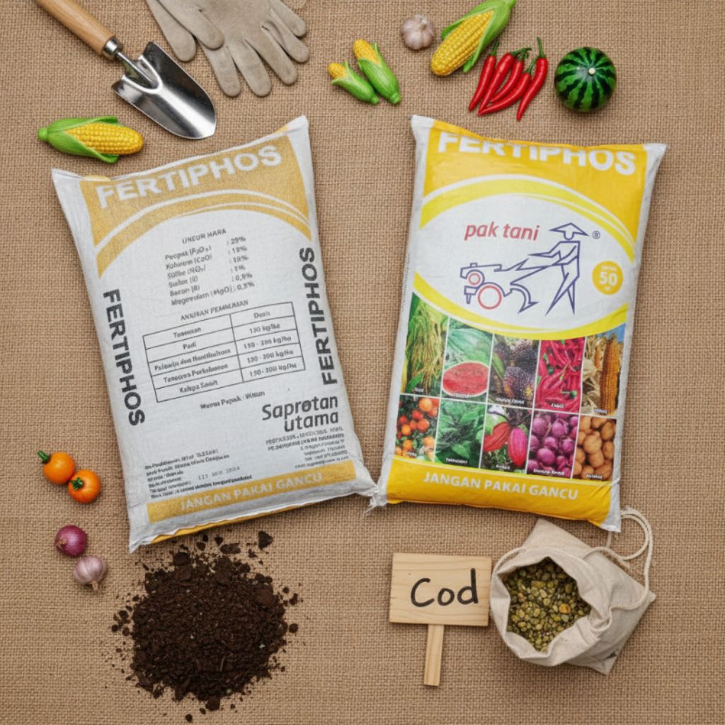 Fertiphos Kuning Eceran (5 kg) Pupuk Fosfat Pak Tani
