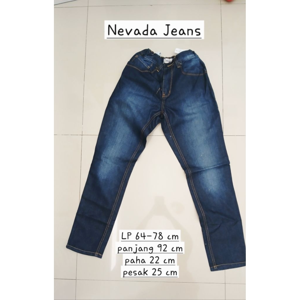celana jeans anak perempuan denim remaja Nevada