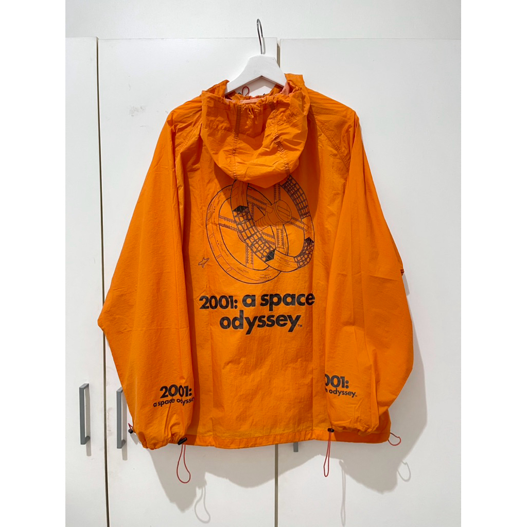 Stanley Kubrick 2001: A Space Odyssey Official Licensed x GU Oversized Anorak Parka Lightweight Wind