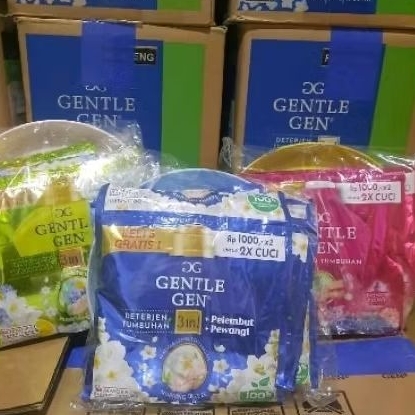Gentle gen detergen cair | Sabun cuci baju 16 sachet