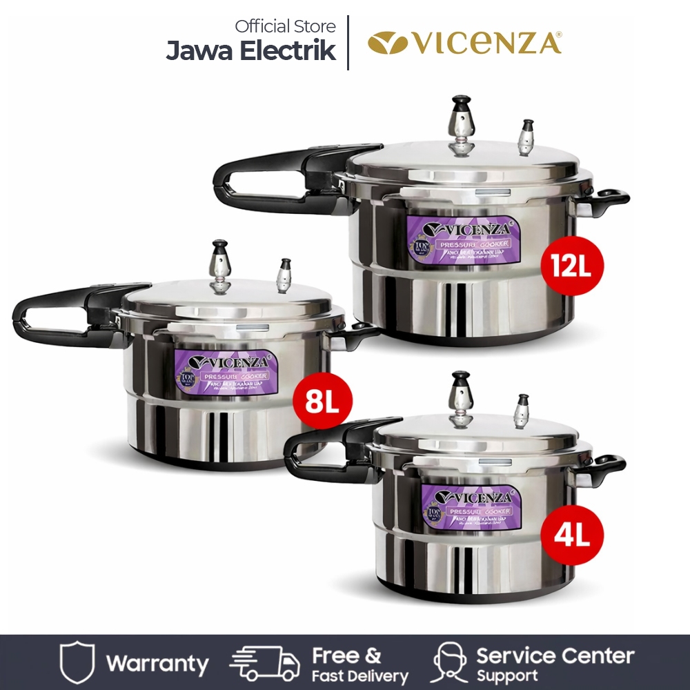 Presto Premium Vicenza V-328 Presto Kapasitas 12 Liter (28 Cm) Original Vicenza
