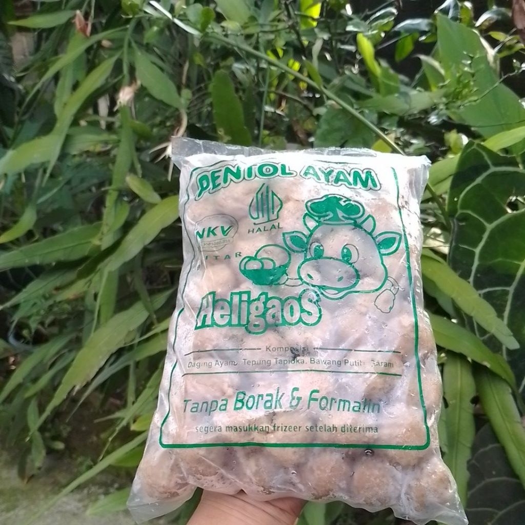 Pentol Bakso Ayam Heligaos Frozen food|HALAL|1 KG|homemadeBlitar