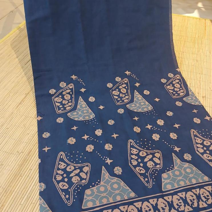 Sepiak Belitong Kain Batik Cap Motif Satam Khas Belitung – Batik Unik Adem untuk Kemeja Dress Souven