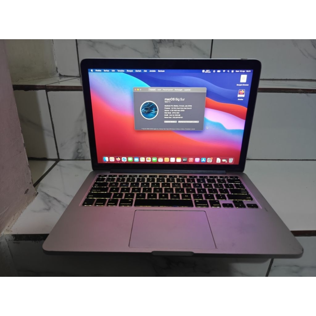 Macbook pro retina 13 late 2013 i5 8GB 128GB