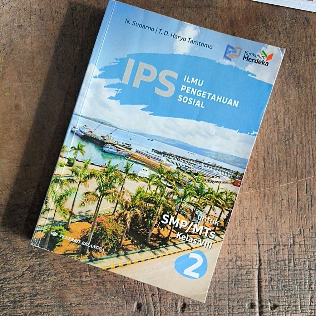 IPS ilmu pengetahuan sosial kelas 8 Erlangga (bekas)