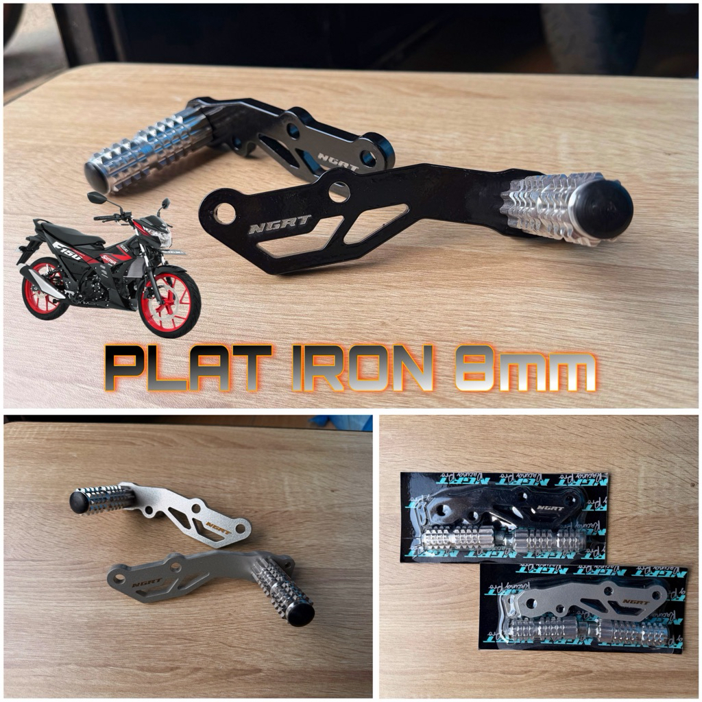 Step Belakang Model Plat Besi NGRT Satria Fu Satria Fu Fi Passenger Footrest Original NGRT