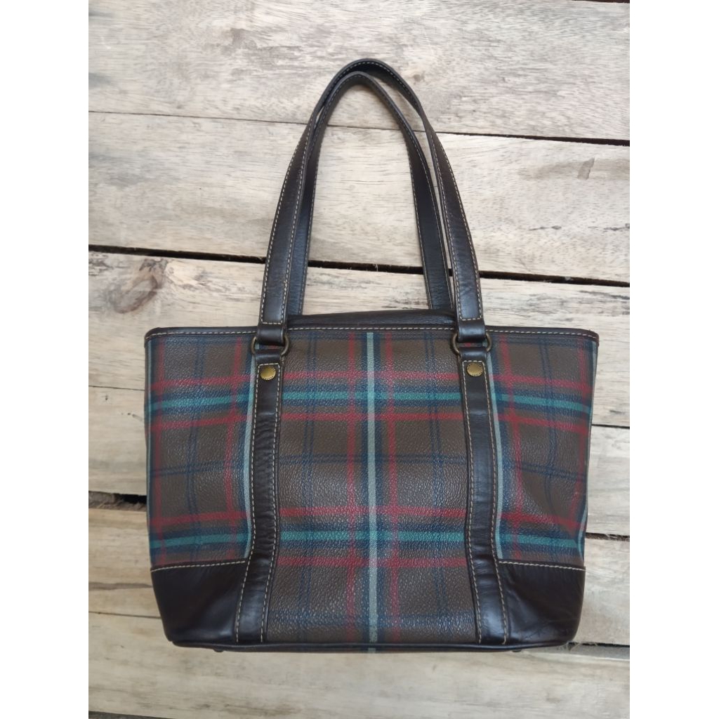 Tas Tote kulit asli beanpole