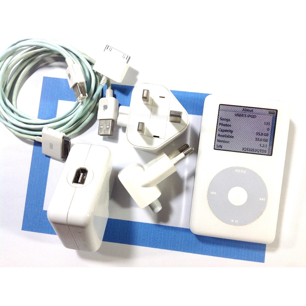 4th 60gb color ipod classic 2qtds bns
