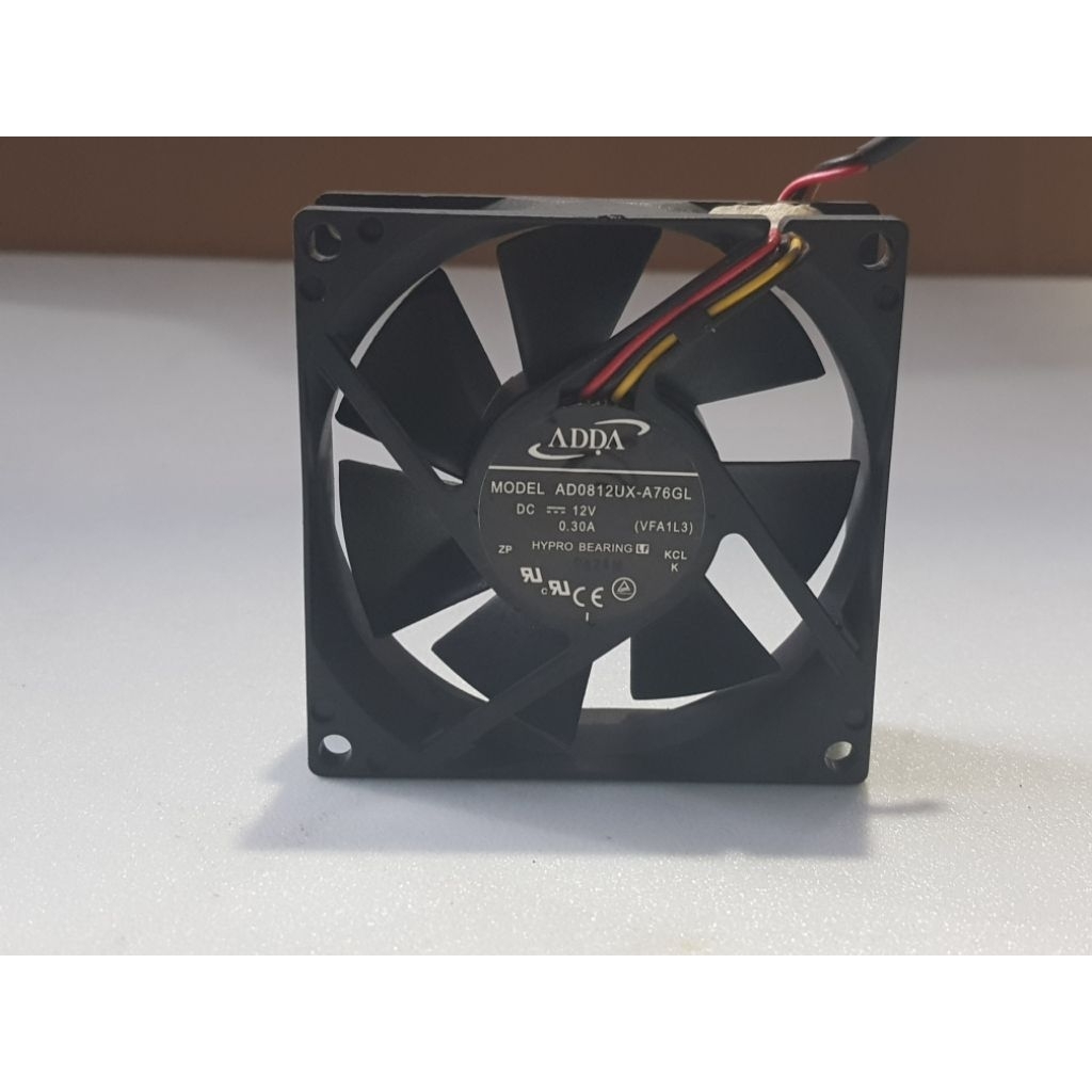 Fan kipas ADDA DC 12V_0.30A 8X8CM 3pin