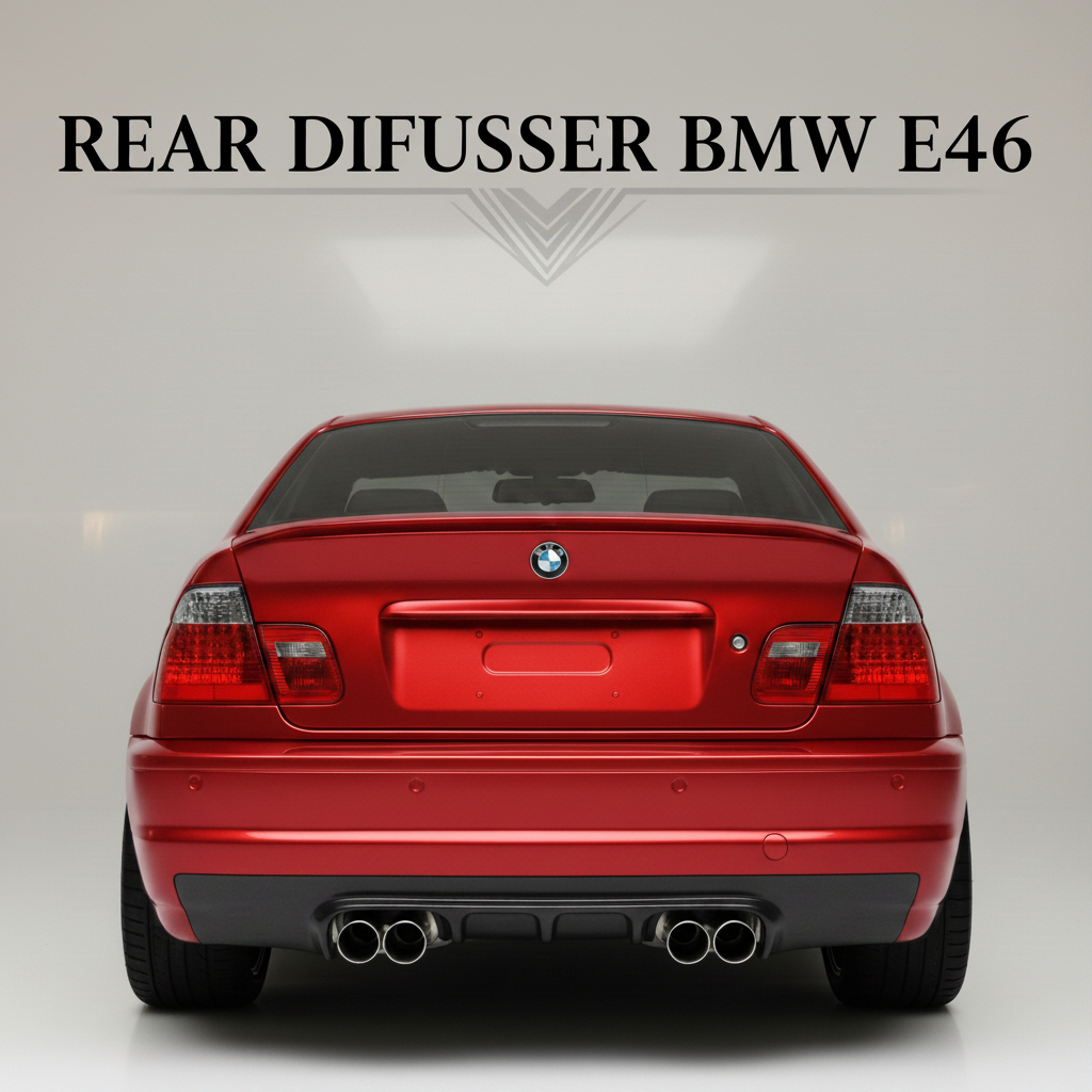 DIFFUSER BMW E46 M3 BODYKIT BMW E46 BUMPER BEMPER