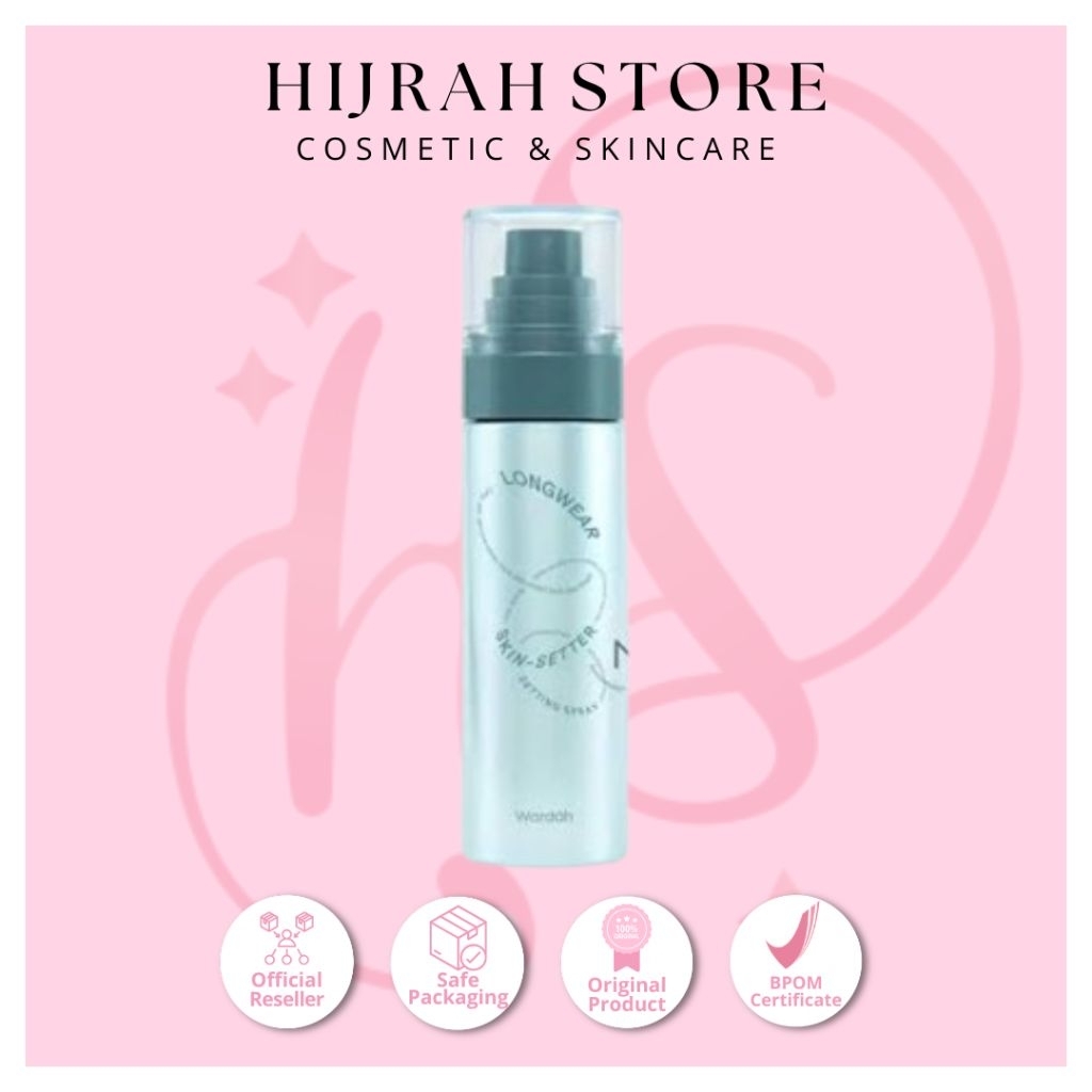 HIJRAH STORE WARDAH SKIN SETTER SETTING SPRAY