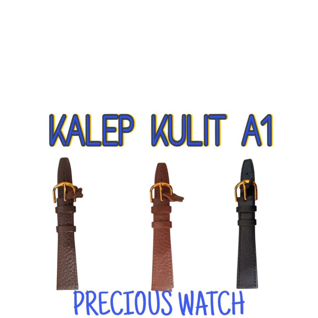 ASLI STRAP TALI JAM TANGAN KULIT A1 12mm 14mm 16mm 18mm 20mm / strap jam tangan kulit seiko alba / t
