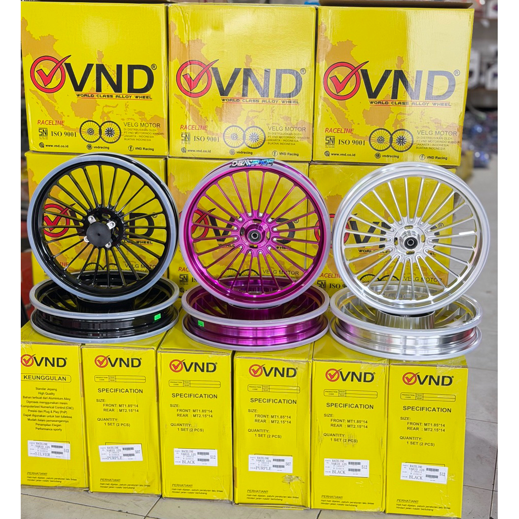 VELG VND RECELINE RCL BEAT,SCOOPY,MIO SPORTY,VARIO125,V150,V160, STAYLO CBS