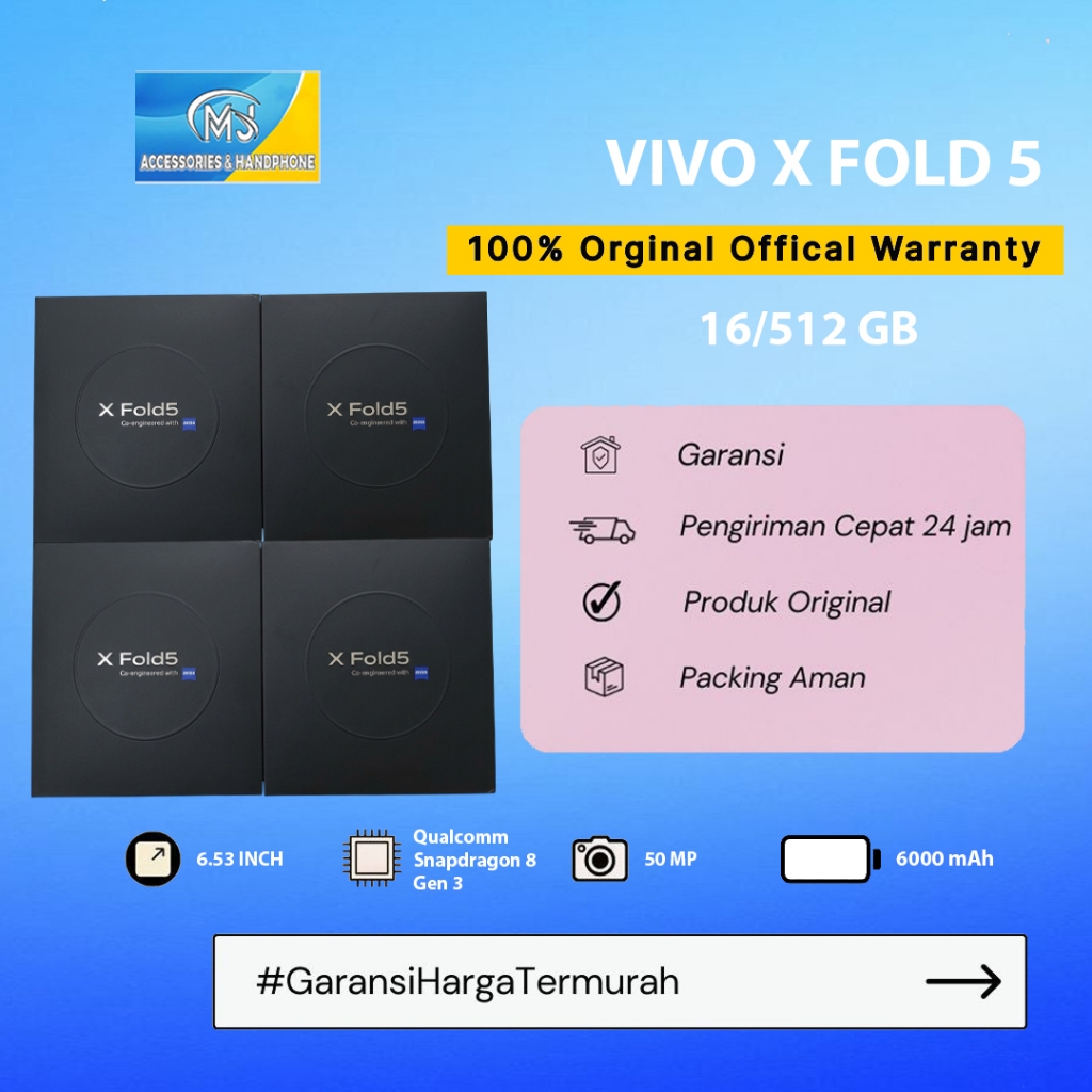 VIVO X FOLD 5 GARANSI RESMI