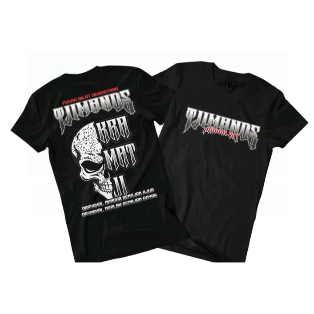 Kaos sablon tjimande kramat jati t-shirt distro unisex bahan adem