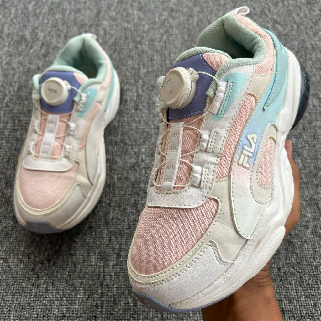 Sepatu FILA Pink BOA System Size 37 Panjang Insole 23.5 cm