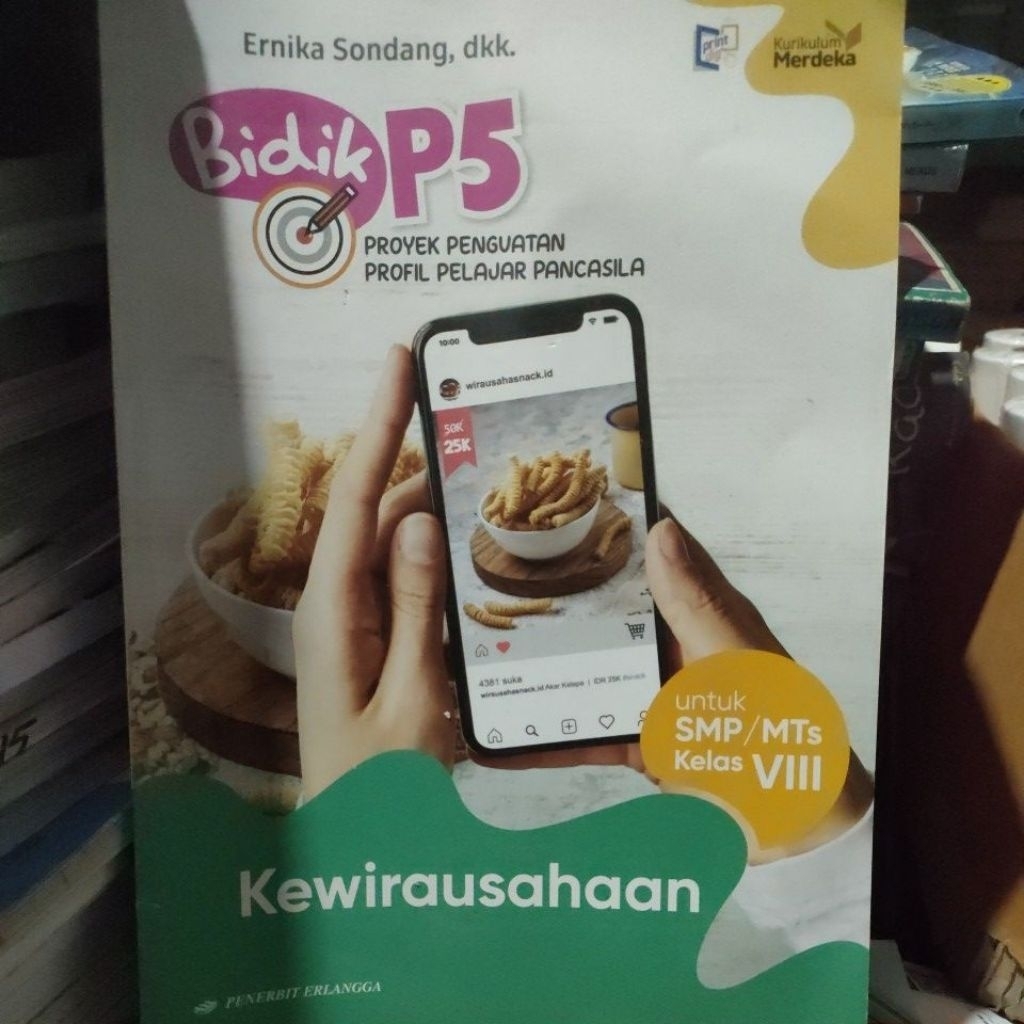bidik p5 kewirausahaan kelas 2 smp kurikulum merdeka