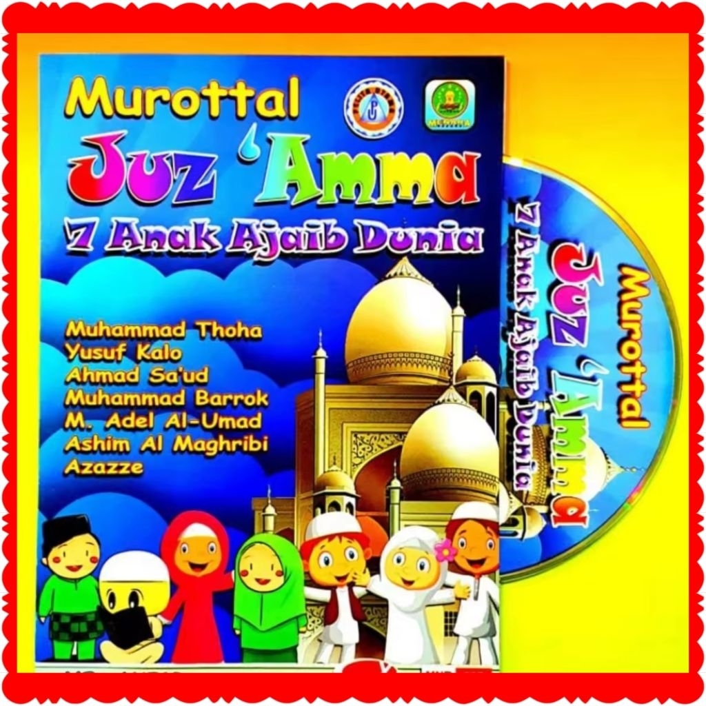 VCD MUROTTAL ANAK JUZ AMMA-KASET MUROTTAL QURAN-KASET CD MUROTTAL QURAN-KASET DVD MUROTTAL-MUROTTAL 