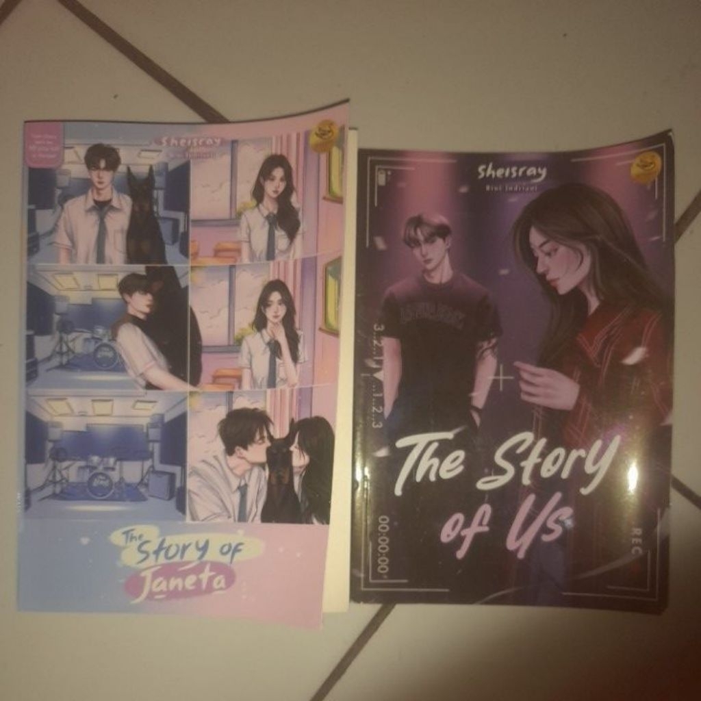 PRELOVED PAKET LENGKAP NOVEL THE STORY OF JANETA DAN THE STORY OF US