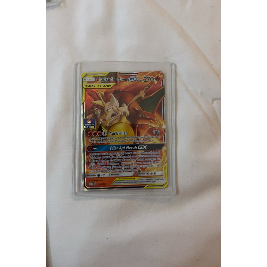 Charizard&Braixen Gx Tag Team SM-P Pokemon Gym