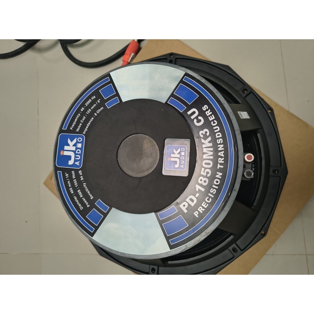 speaker jk mk3 18 in coil 5 Watt 1000 original