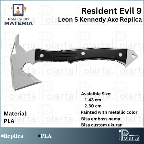 Resident Evil 9 Requiem Leon S Kennedy Axe Replica ( Replika Axe Leon S Kennedy), action figure