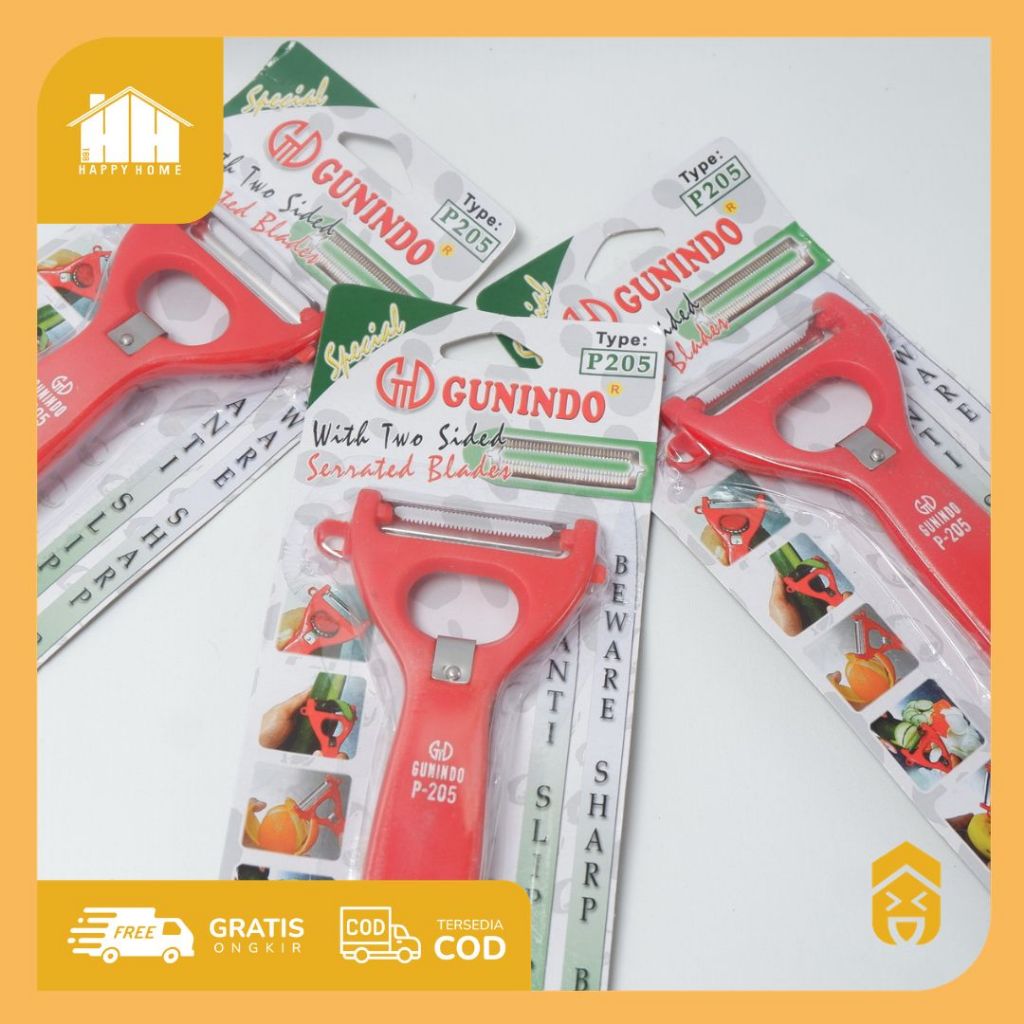 Peeler Buah Gunindo P-205 | Pisau Kupas Sayur