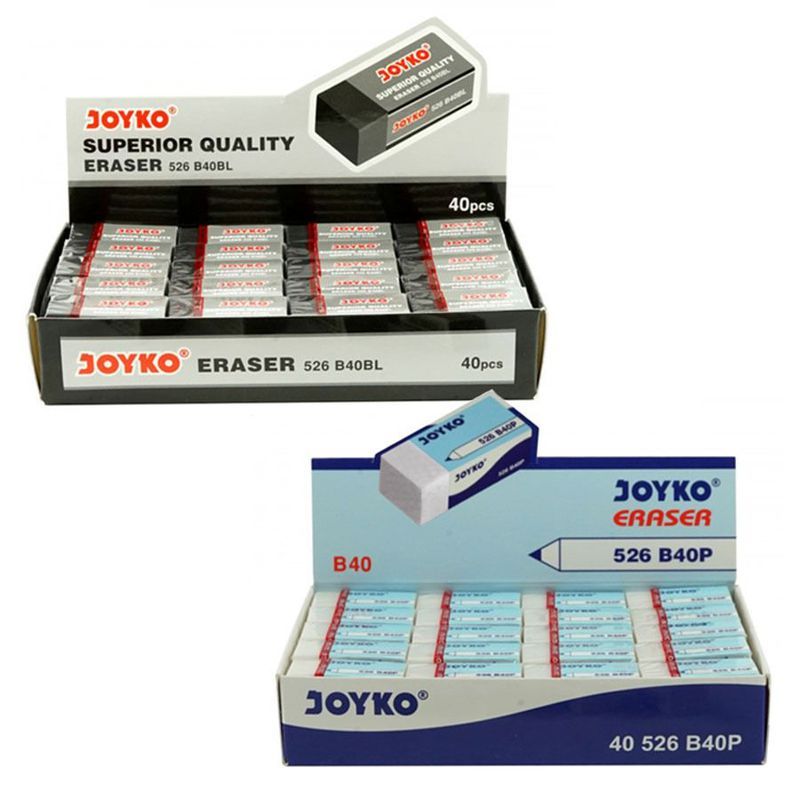 Penghapus Pensil Joyko Hitam Putih 1 Pack