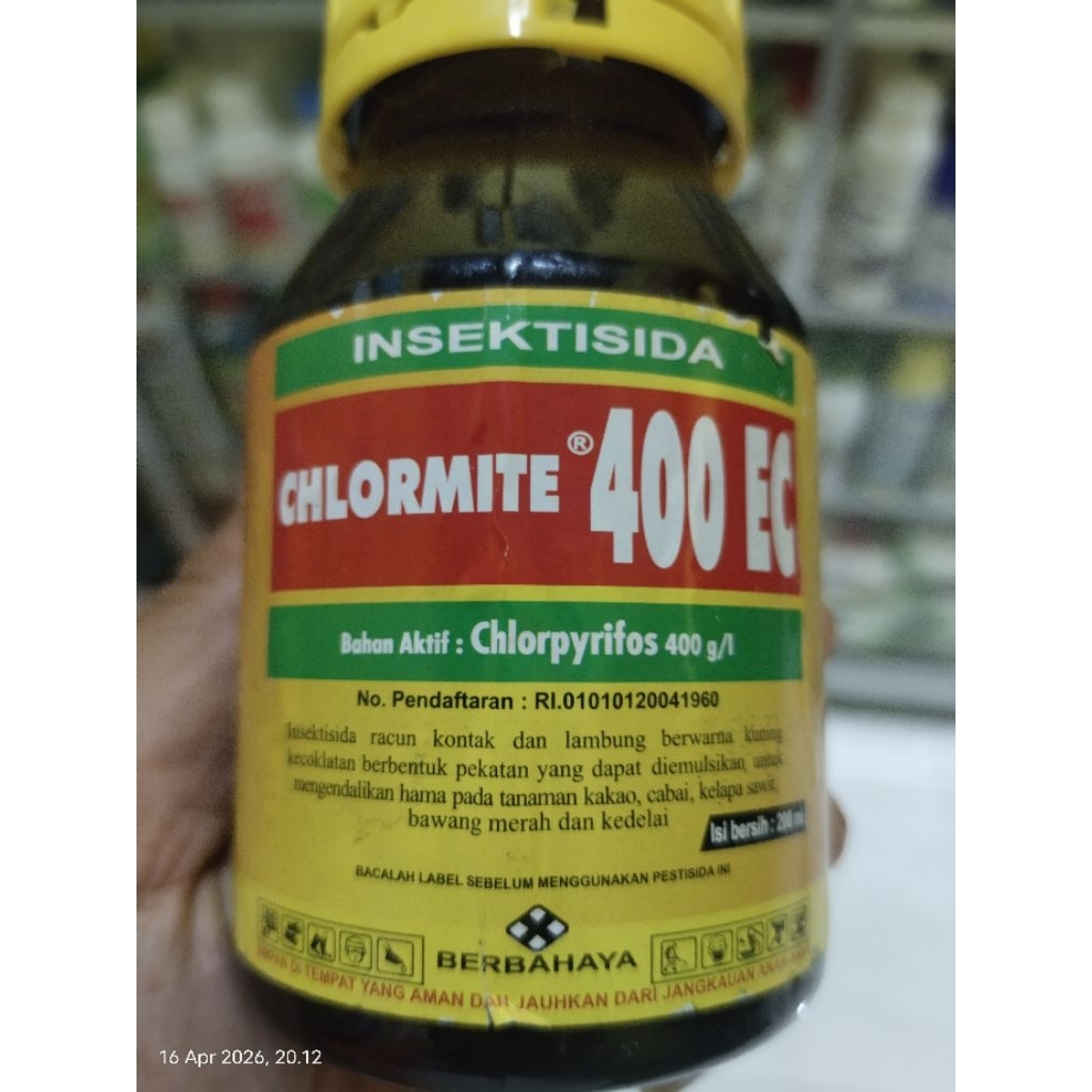 Insektisida CHLORMITE 400 EC Kemasan 200 ml