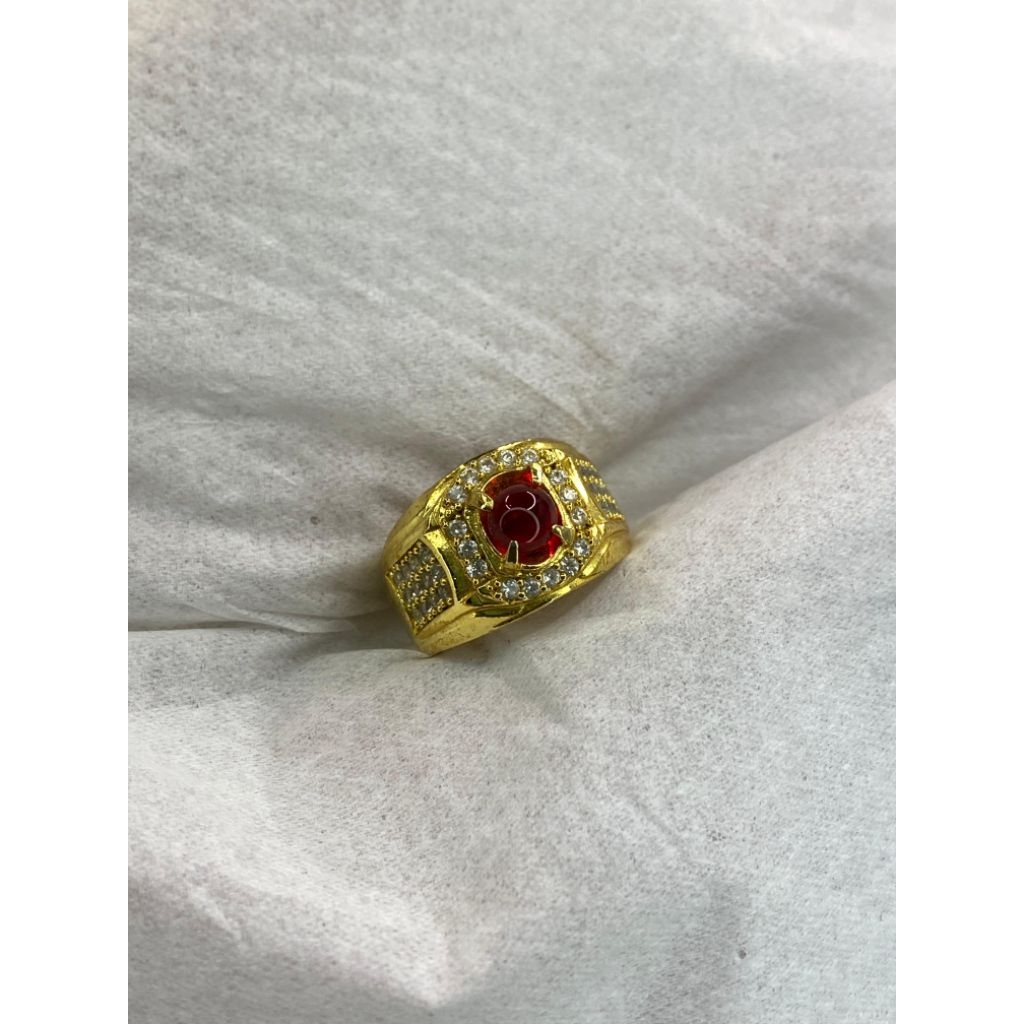 Natural cincin merah delima