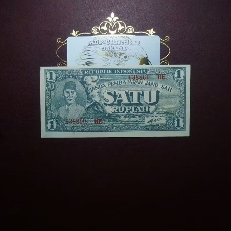 Uang Kuno 1 Rupiah ORI 1945