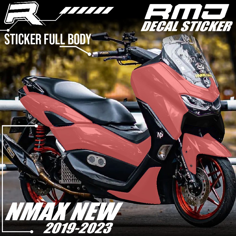 Decal Sticker Yamaha Nmax 155 New Fullbody 2020 2021 2022 2023 Desain Polos Skotlate Polos