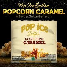 [SDW] pekanbaru/1 Renceng Pop Ice Sultan Popcorn Caramel - Bahan Minuman